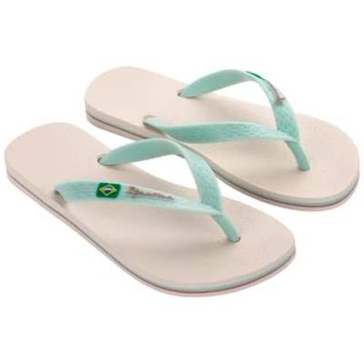 Abbildung von Ipanema Damen CLAS Brasil II FEM Flipflop, BEIGE/Light Green, 37 EU