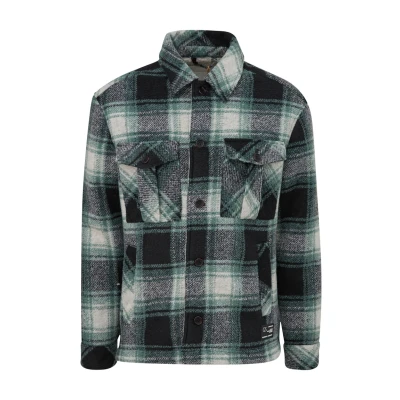 Abbildung von QS by s.Oliver Karierte Übergangsjacke, Herren, Größe: XL, Navy