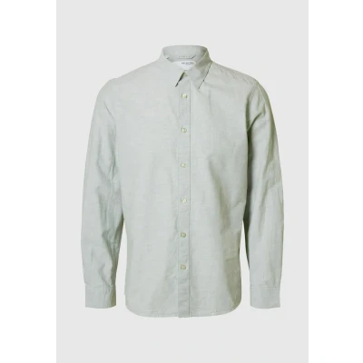 Abbildung von Selected Homme NEW LS NOOS Hemd, Herren, Größe: Medium, Iceberg green