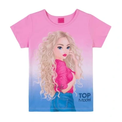 Abbildung von TOP Model Tshirt print für Kinder, Größe: 164, Pink frosting