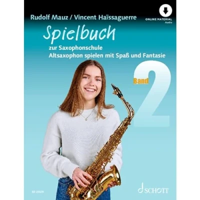 Abbildung von Spielbuch zur Saxophonschule: Altsaxophon spielen mit Spaß und Fantasie. Band 2. Alt Saxophon. Spielbuch.