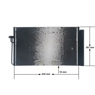 Abbildung von MAHLE ORIGINAL AC 345 000S Klimakondensator mit Trockner 610 BMW: 5 Touring, 7, Limousine kfzteile, kfzteile24, bandel online, bandel, atp autoteile
