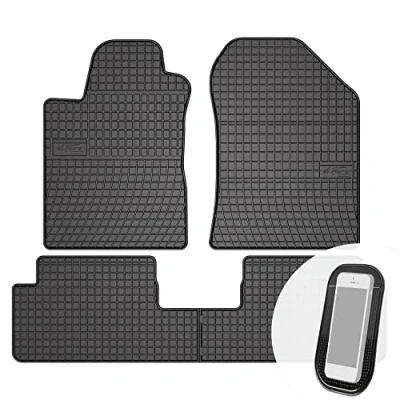 Abbildung von Gummimatten Auto Fußmatten Gummi Automatten Passgenau 4 teilig Set passend für Toyota Corolla Verso II 2004 2009