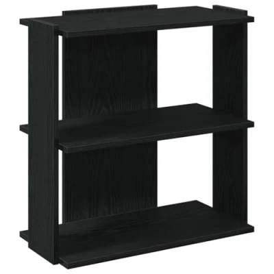 Abbildung von vidaXL Bücherregal 3 Böden Schwarz 60x30x60 cm Holzwerkstoff