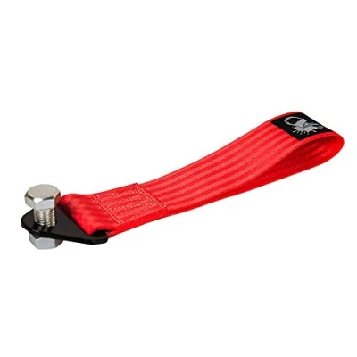 Abbildung von Auto Dress Rennsport Abschleppschlaufe, Traglast 3t, Racing Hook Tow Strap (Rot)