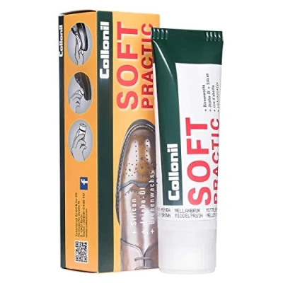 Abbildung von Collonil Soft Practic Glattleder Pflege mittelbraun
