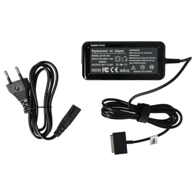 Abbildung von vhbw 220V Notebook Tablet Ladegerät Netzteil kompatibel mit Asus Transformer Book TX300, TX300CA Ersatz für PA 1650 67, ADP 65AW.