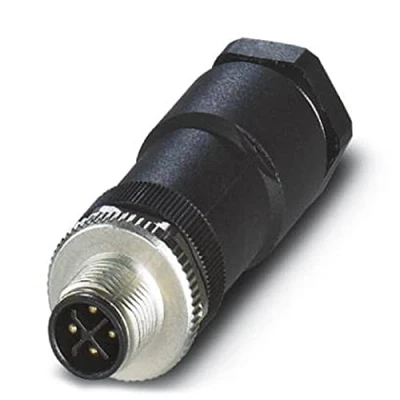 Abbildung von Phoenix Contact SACC M12 Rundsteckverbinder Stecker 4 polig / 12.0A Kabelmontage, Schraubanschluss IP 67