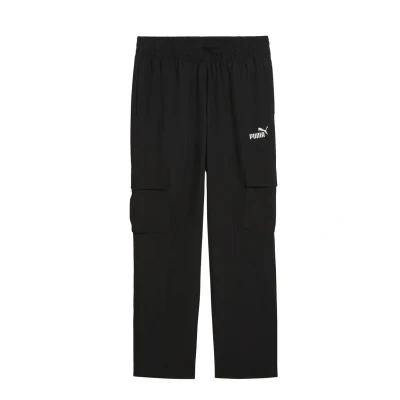 Abbildung von Puma Essentials LOGO Gewebte Cargohose, Herren, Größe: 3XL, Black