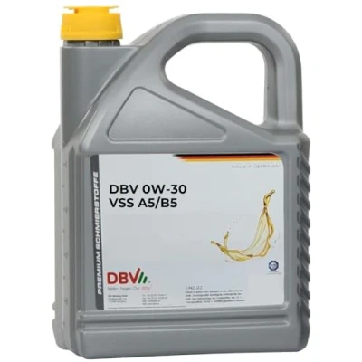 Abbildung von 0W 30 VCC A5/B5 von DBV 2 x 5 Liter Kanne