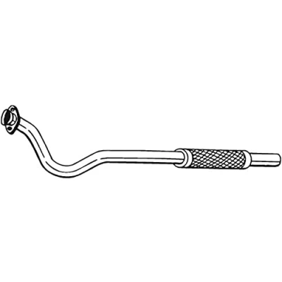 Abbildung von BOSAL 840 161 Abgasrohr MERCEDES BENZ: T1 Bus, Kastenwagen, Pritsche/Fahrgestell