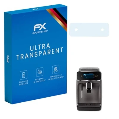 Abbildung von atFoliX Schutzfolie kompatibel mit Philips Series 2200 EP2224/10 Folie, ultraklare FX Displayschutzfolie (2X)