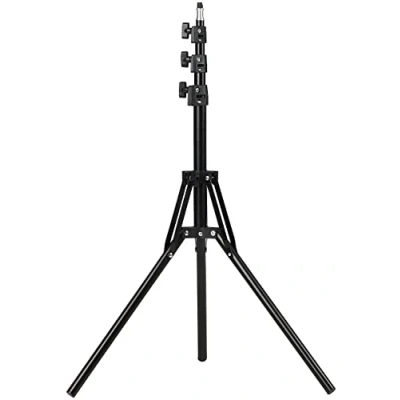 Abbildung von Lunartec Kamera Stativ: Universal Dreibein Stativ mit 1/4&quot; Gewinde, 60 150 cm hoch (Stativ für Pflanzenlampe)