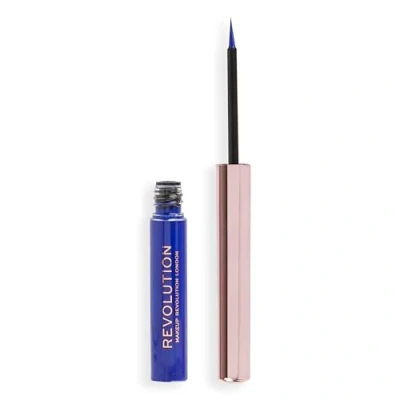 Abbildung von Makeup Revolution Super Flick Liquid Eyeliner Eyeliner, Größe: 2.4 ml, Blue