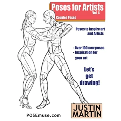 Abbildung von Poses for Artists Volume 4 Couples Poses: An essential reference figure drawing and the human form (Inspiring Art Artists, Band 4)