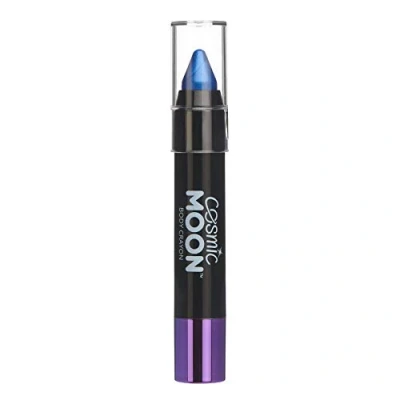 Abbildung von Cosmic Moon Metallic Gesichtsbemaltungsstift/Körpermalkreide Make Up für Gesicht &amp; Körper 3.5g Erstellen Sie mühelos professionelle Designs! Blau