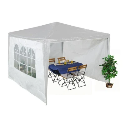 Abbildung von relaxdays Pavillonseitenteil Pavillon Seitenteile 3er Set, 300x200 cm, Weiß