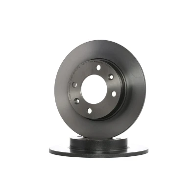 Abbildung von BREMBO COATED DISC LINE 08.9719.11 Bremsscheibe 247 9 4 voll beschichtet mit Schrauben CITROËN: C4 I Schrägheck, C2 Xsara Picasso