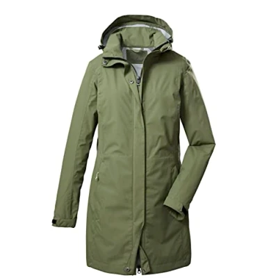 Abbildung von Killtec Funktions MIT Abzippbarer Kapuze Parka, Damen, Größe: 44, Olive