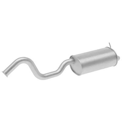 Abbildung von HELLA 8LD 366 034 651 Endschalldämpfer hinten mit Anbauteilen RENAULT: LAGUNA 1, 1 Grandtour
