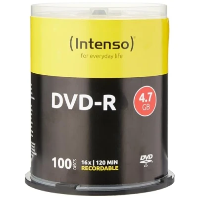 Abbildung von Intenso DVD Rohling R 4,7 GB 16x Speed in Cakebox 100 Stk
