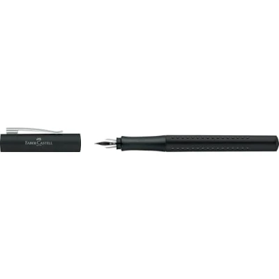 Abbildung von FABER CASTELL Kugelschreiber/Füllfederhalter Grip 2011 (Feder B, schwarz matt, 1 stück (1er Pack))