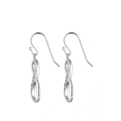 Abbildung von Elli Infinity Zirkonia Ohrringe, Damen, Größe: One Size, Silber