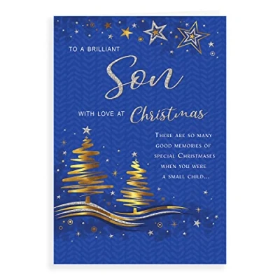Abbildung von Regal Publishing Weihnachtskarte für den Sohn 22,9 x 15,2 cm