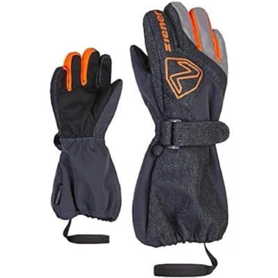 Abbildung von Ziener Unisex Baby Lauro Ski Handschuhe/Winter wasserdicht, Lange Stulpe, reflektierend