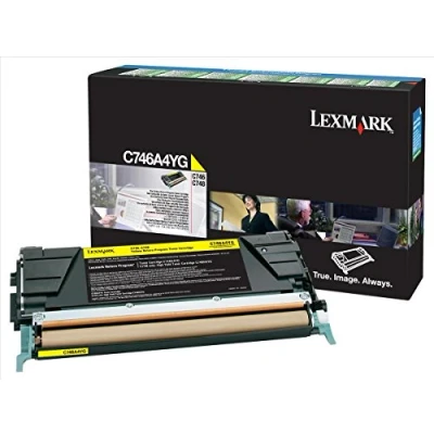 Abbildung von Lexmark C746A1YG Gelb Toner