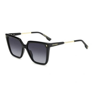 Abbildung von Dsquared2 Sonnenbrille, Damen, Größe: 57, Black