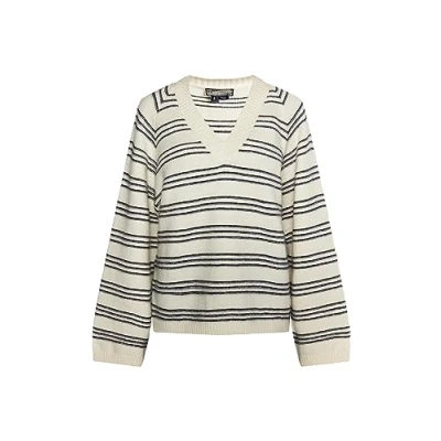 Abbildung von YUKA Damen Strickpullover 39429296 YU01, WOLLWEISS Marine, M/L