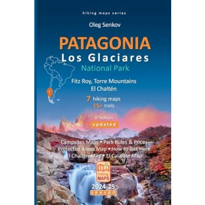 Abbildung von PATAGONIA, Los Glaciares National Park, Fitz Roy, Torre Mountains, El Chaltén, hiking maps