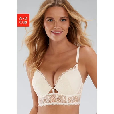 Abbildung von Lascana Pushup BH, Damen, Größe: 85D, Cream