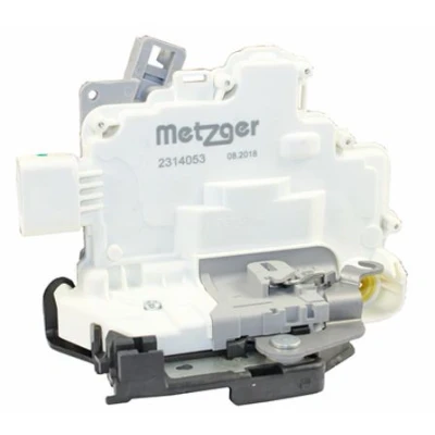 Abbildung von METZGER 2314053 Türschloß mit Zentralverriegelung, Doppelverriegelung vorne links SEAT: Leon II Schrägheck, Altea, Altea XL, VOLKSWAGEN: Eos