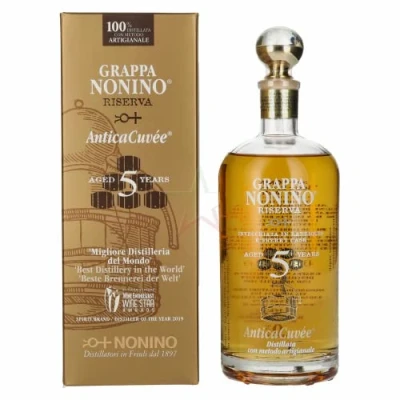 Abbildung von Nonino Grappa Riserva Antica Cuvée 5 Years Old 43,00% 0,70 lt.