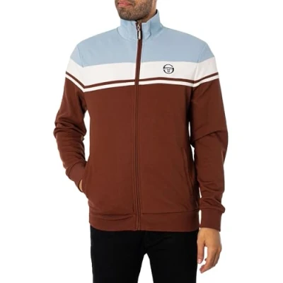 Abbildung von Sergio Tacchini Trainingsjacke, Herren, Größe: XXL, Cappuccino celestial blue