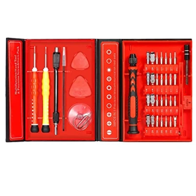 Abbildung von 38 in 1 Feinmechaniker Schraubendreher Set Magnetische Mini Set, Werkzeug Torx Bit Präzision für iPhone Laptop Spielzeug Uhren Kamera Brillen