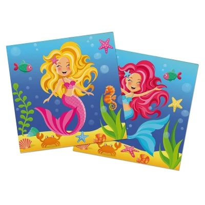 Abbildung von Mermaid Party Servietten 20 Teile