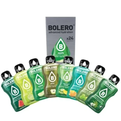 Abbildung von Bolero GREEN FUSION MIX 24x3g Saftpulver ohne Zucker, gesüßt mit Stevia + Vitamin C geeignet für Kinder, Sportler und Diabetiker glutenfrei veganfreundlich