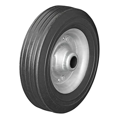 Abbildung von Vollgummi ERSATZRAD Metall 200x60 statisch/dynamisch 400/240kg Anhänger Stützrad
