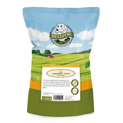Abbildung von Bellfor Gesunder Hudnesnack Lamm Ohren ohne Fell 250 g