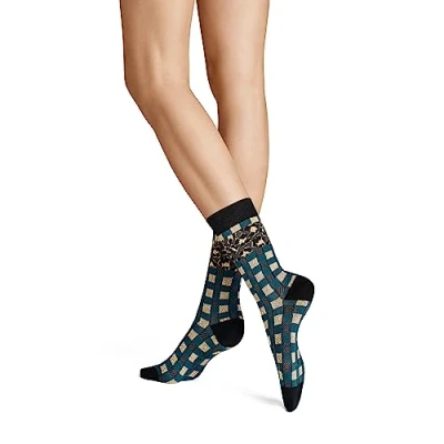 Abbildung von Hudson Damen Socken Patch Fashion Marine 0335 35 38