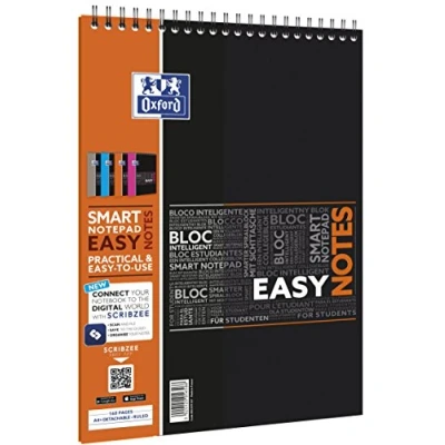 Abbildung von Oxford Spiralblock Studium Easynotes A4+ liniert 80 Blatt 90 g/qm Opti