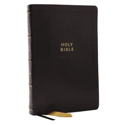 Abbildung von KJV Holy Bible with Apocrypha and 73,000 Center Column Cross References, Black Leathersoft, Red Letter, Comfort Print (Thumb Indexed): King James Version