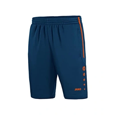 Abbildung von JAKO Kinder Trainingsshort Active, navy/flame, 164, 8595