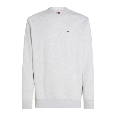 Abbildung von Tommy Jeans CREW Sweatshirt Silver grey, Herren, Größe: 44, grey