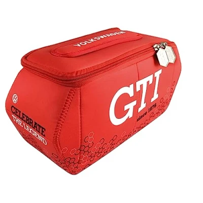 Abbildung von VW Collection by Brisa Volkswagen GTI 3D Kleine Universal Kultur Kosmetiktasche, Größe: One Size, Rot