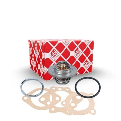 Abbildung von FEBI BILSTEIN 06758 Kühlwasserthermostat 88 mit Dichtungen FORD: FIESTA 3, ESCORT 4, 2
