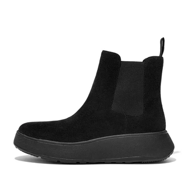 Abbildung von Fitflop F MODE Chelseaboots Plateaustiefel, Chunky Boots mit Plateausohle, Anziehlasche